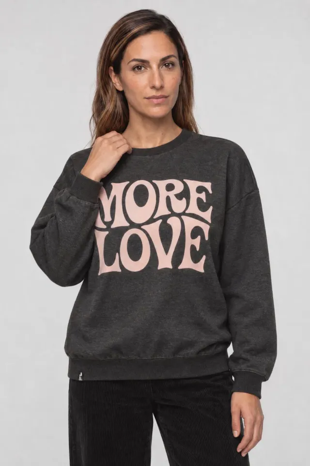 Alife & Kickin ElsaAK P Sweatshirt Schwarz More Love Damen