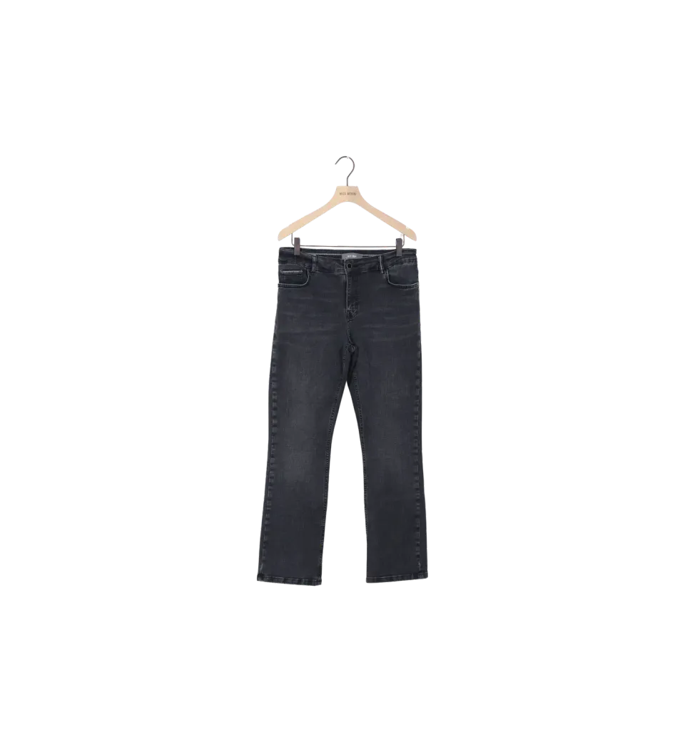 Mos Mosh MMAshley Perla Jeans Black 29 Flare High-Rise