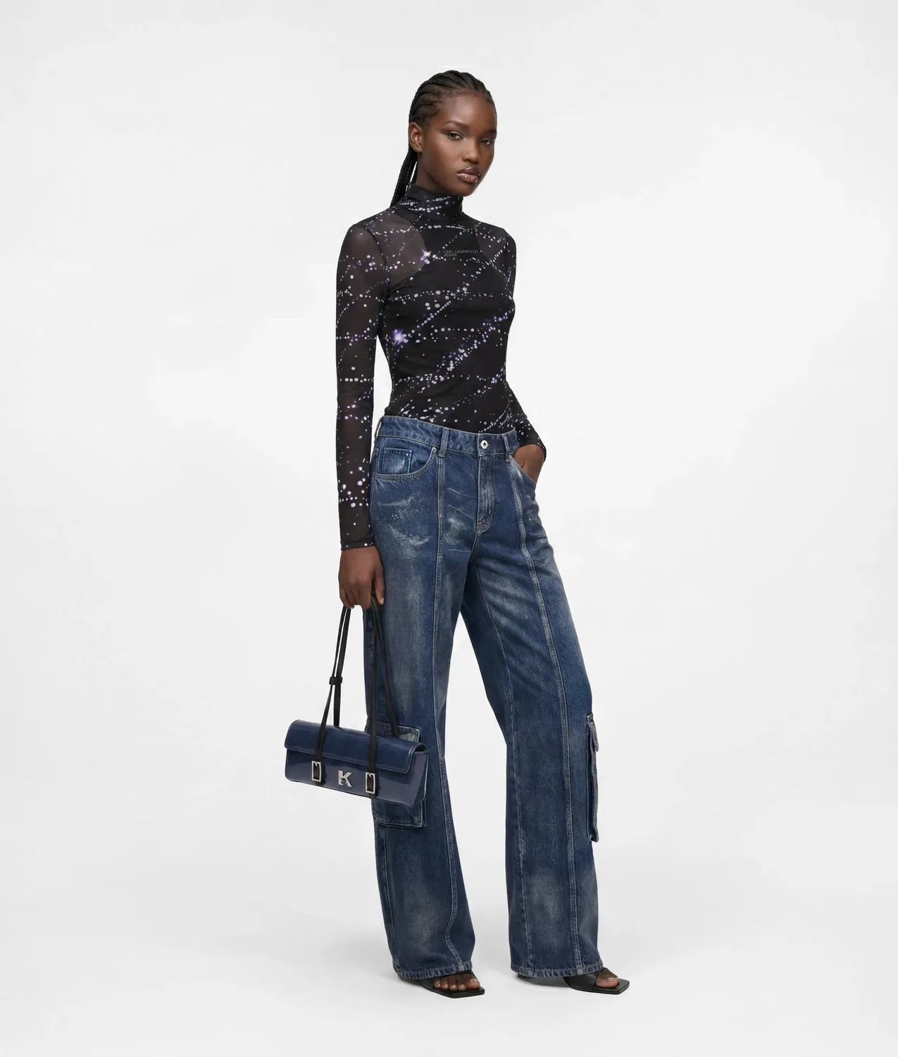 Karl Lagerfeld KL Jeans Utility Jeans relaxed coated