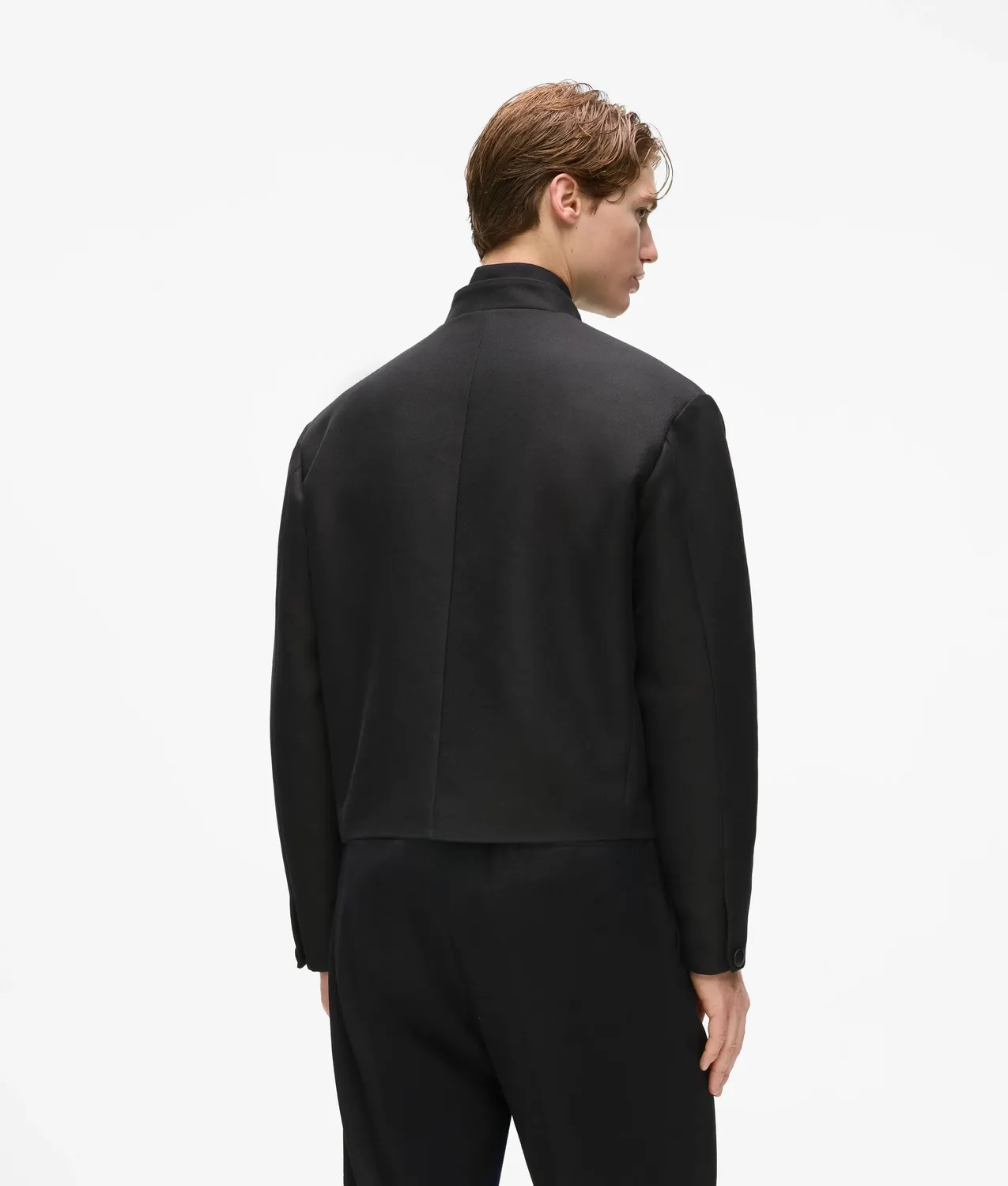 Karl Lagerfeld KL Studio Jacke cropped Stehkragen