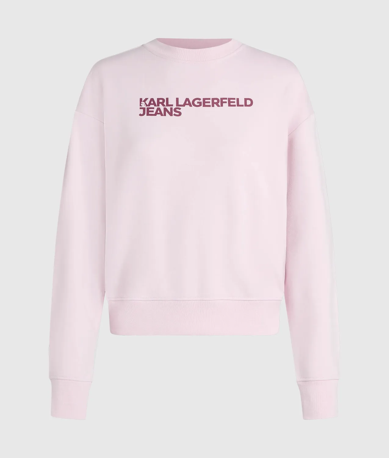 Karl Lagerfeld KL Jeans Logo Sweatshirt Crew Neck Baumwolle