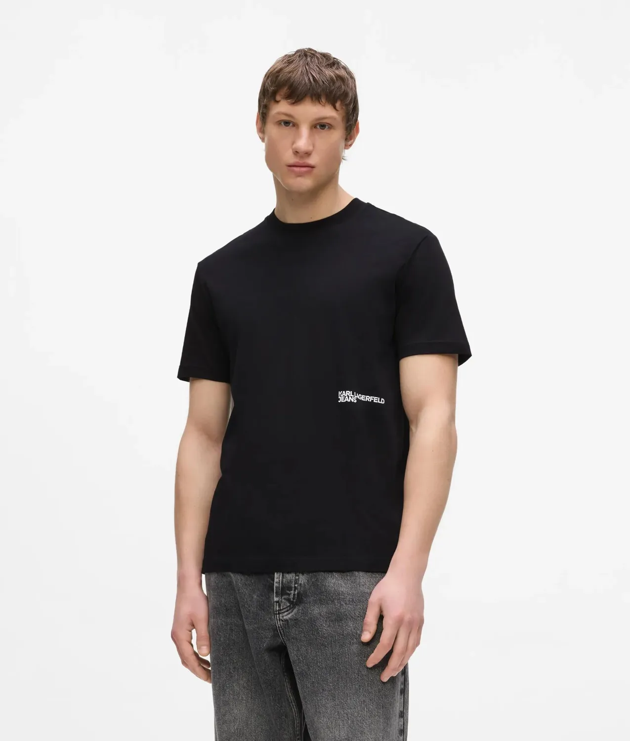 Karl Lagerfeld KL Jeans Karl Quote T-Shirt Baumwolle Print