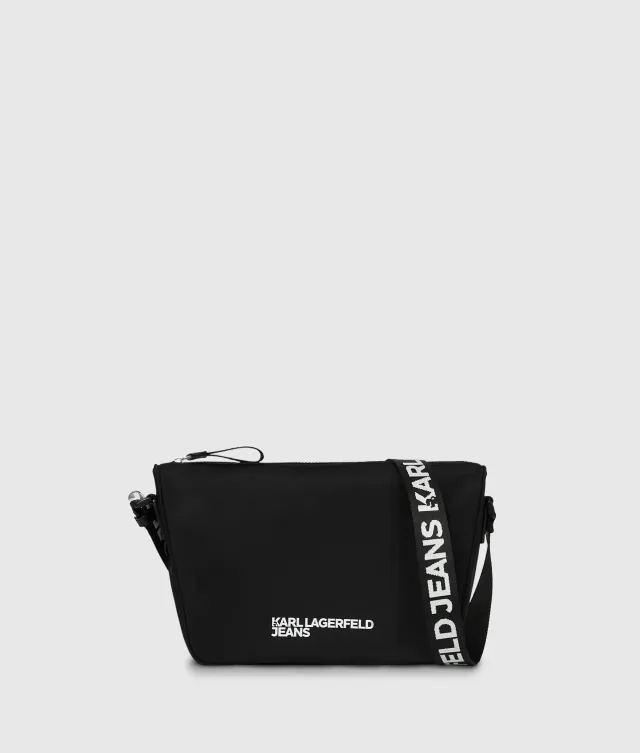 Karl Lagerfeld Jeans Logo Crossbody Bag Nylon