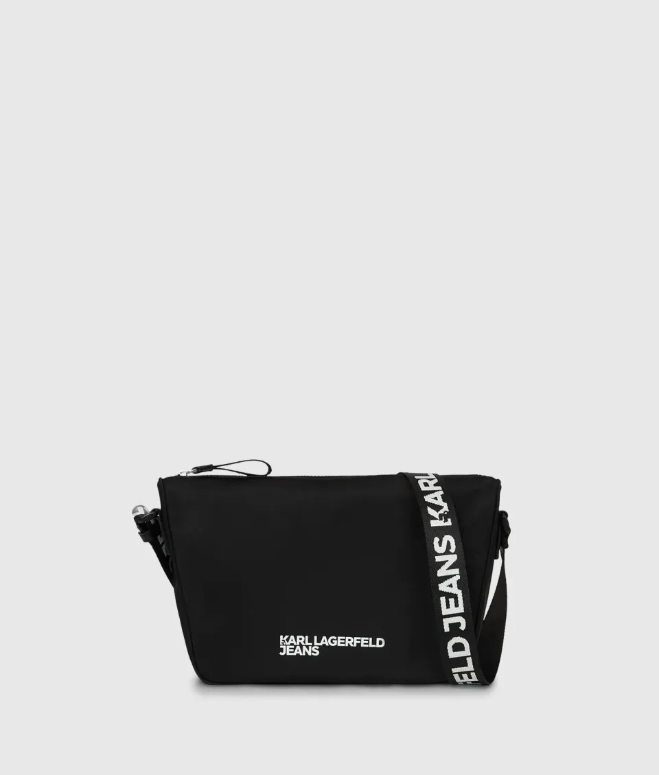 Karl Lagerfeld Jeans Logo Crossbody Bag Nylon