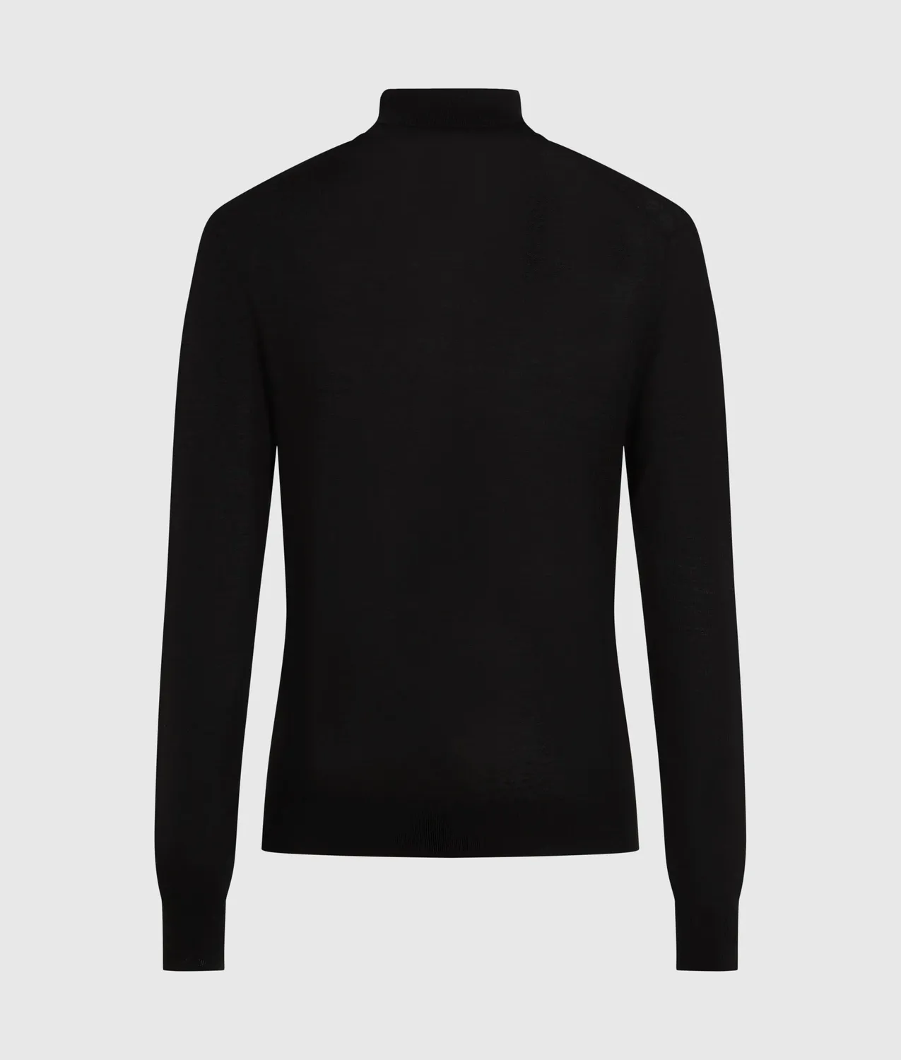 Karl Lagerfeld Monogram Rollkragenpullover Wolle gerippt
