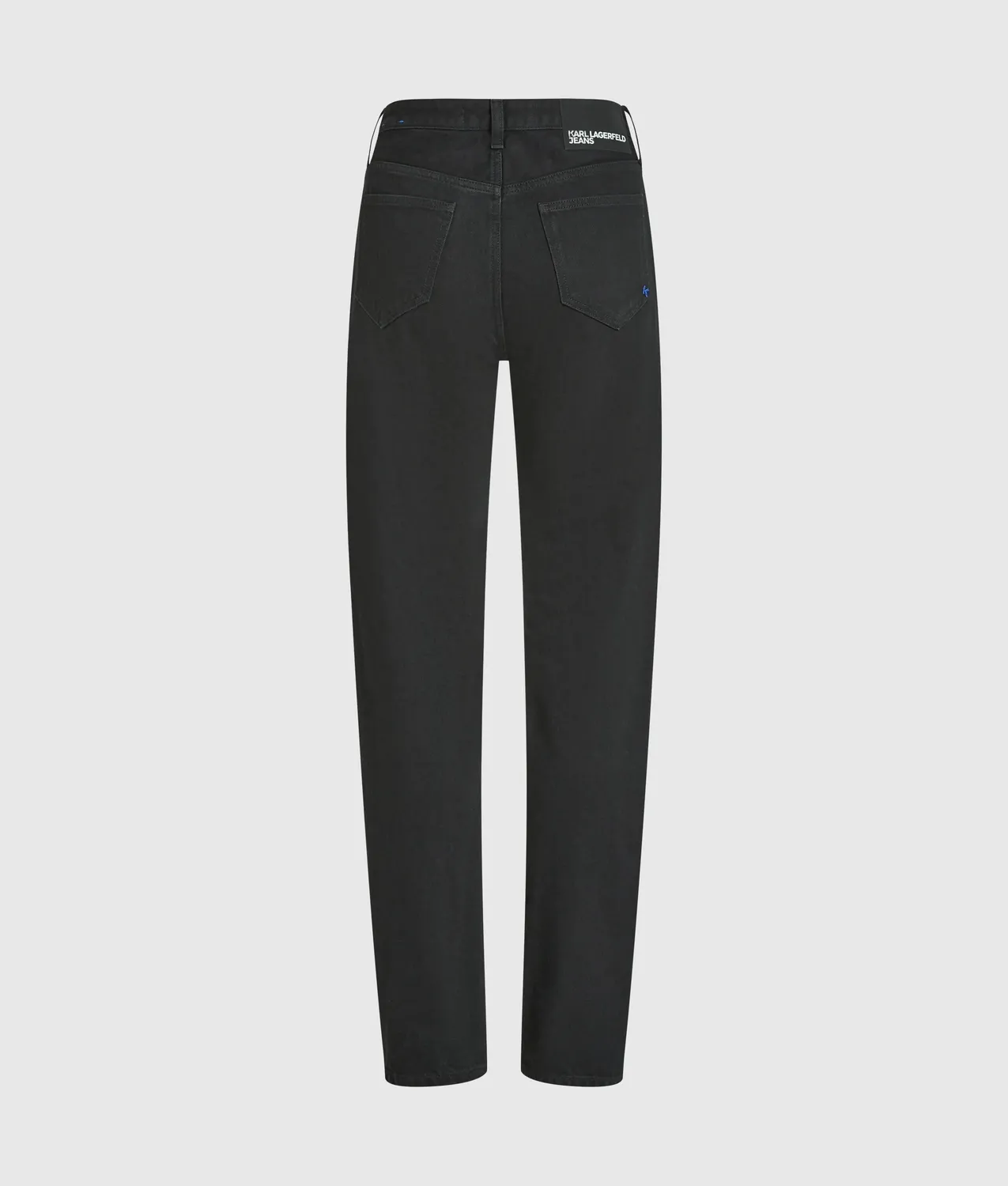 Karl Lagerfeld KL Jeans Coated High-Rise Jeans Straight