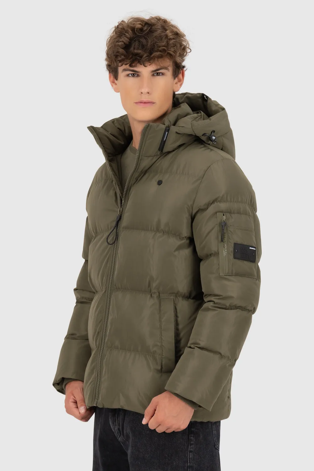 Alife & Kickin JamesAK A Pufferjacke Dunkelgrün Herren