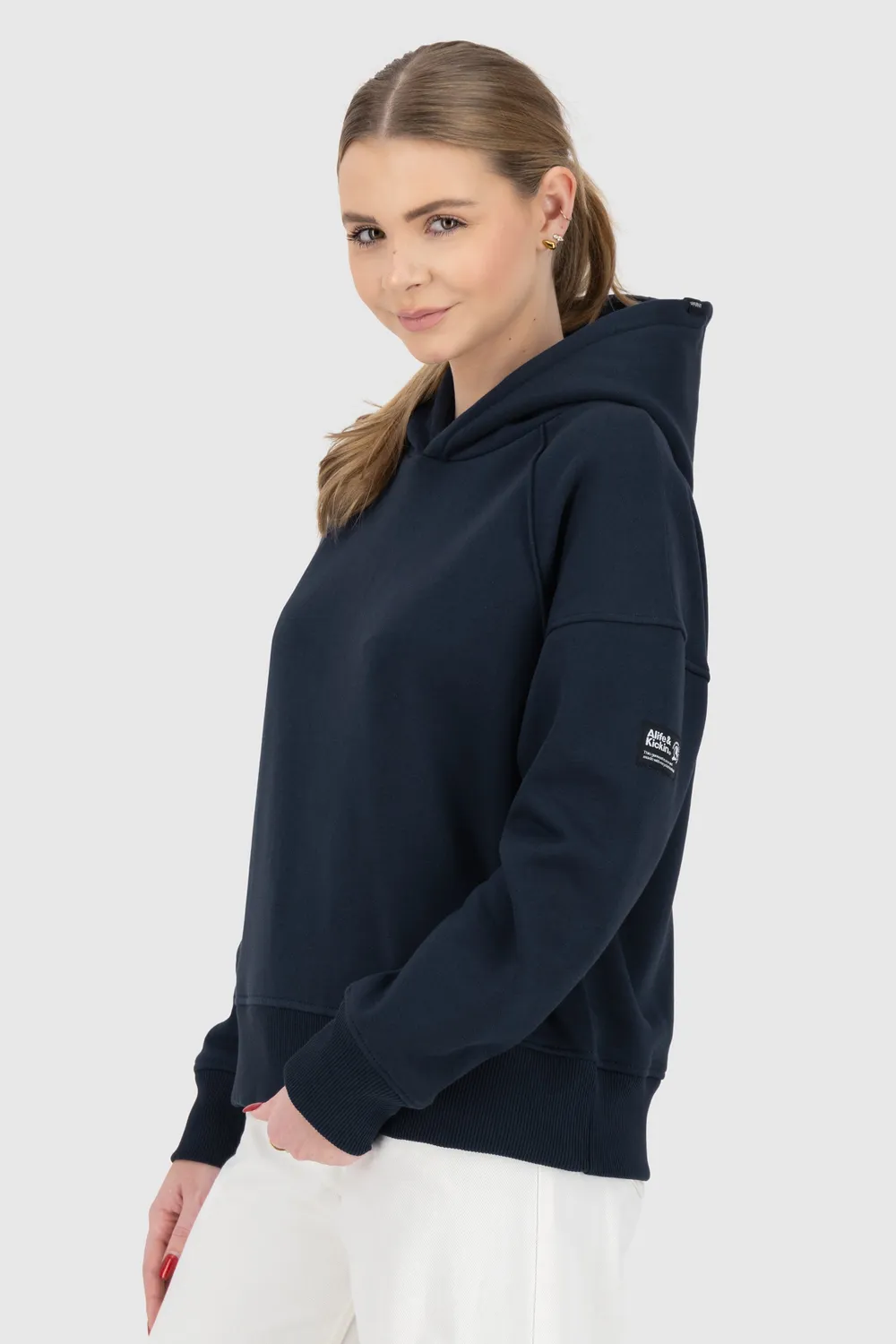 Alife & Kickin JessyAK A Hoodie dunkelblau oversize