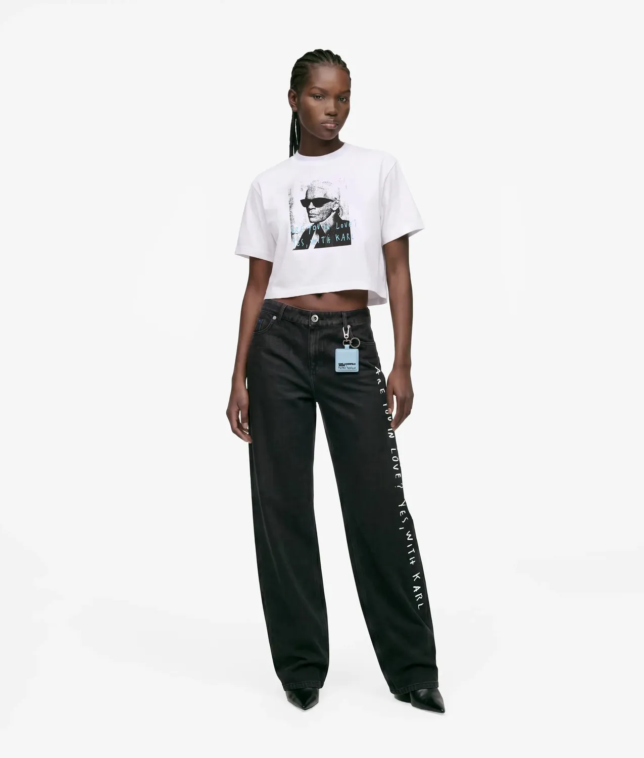 Karl Lagerfeld Eyewear KLJ X Pietro Terzini T-Shirt Cropped