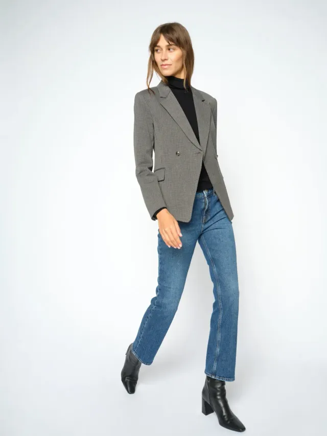 Mos Mosh MMAshley Galleon Flare Jeans Blau Mid Waist