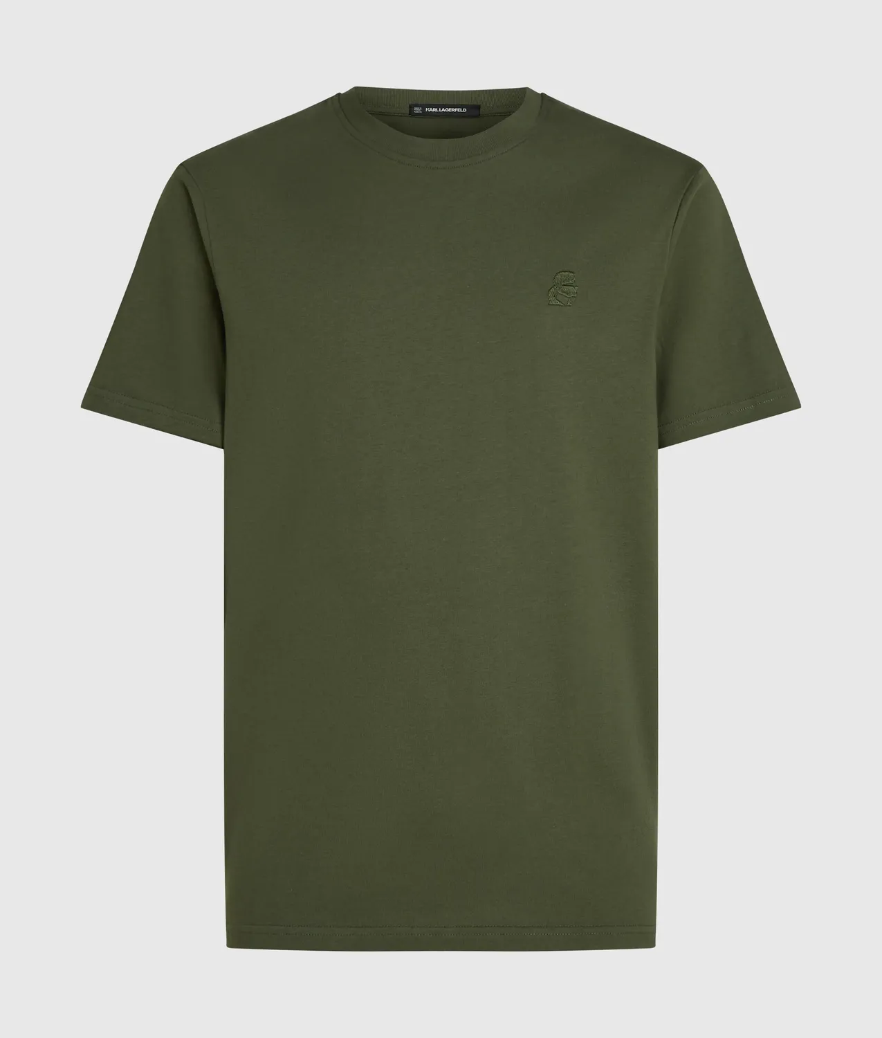 Karl Lagerfeld Ikon Kameo T-Shirt Baumwolle Stickerei