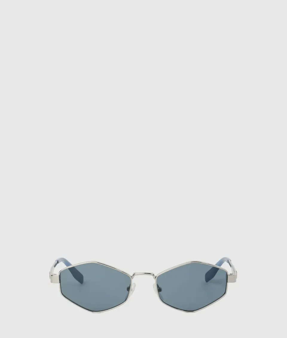 Karl Lagerfeld Monogram Sonnenbrille geometrisch Metall Einheitsgröße