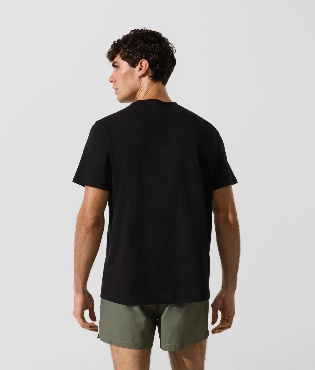 Karl Lagerfeld Ombré Logo Beach T-Shirt weiß