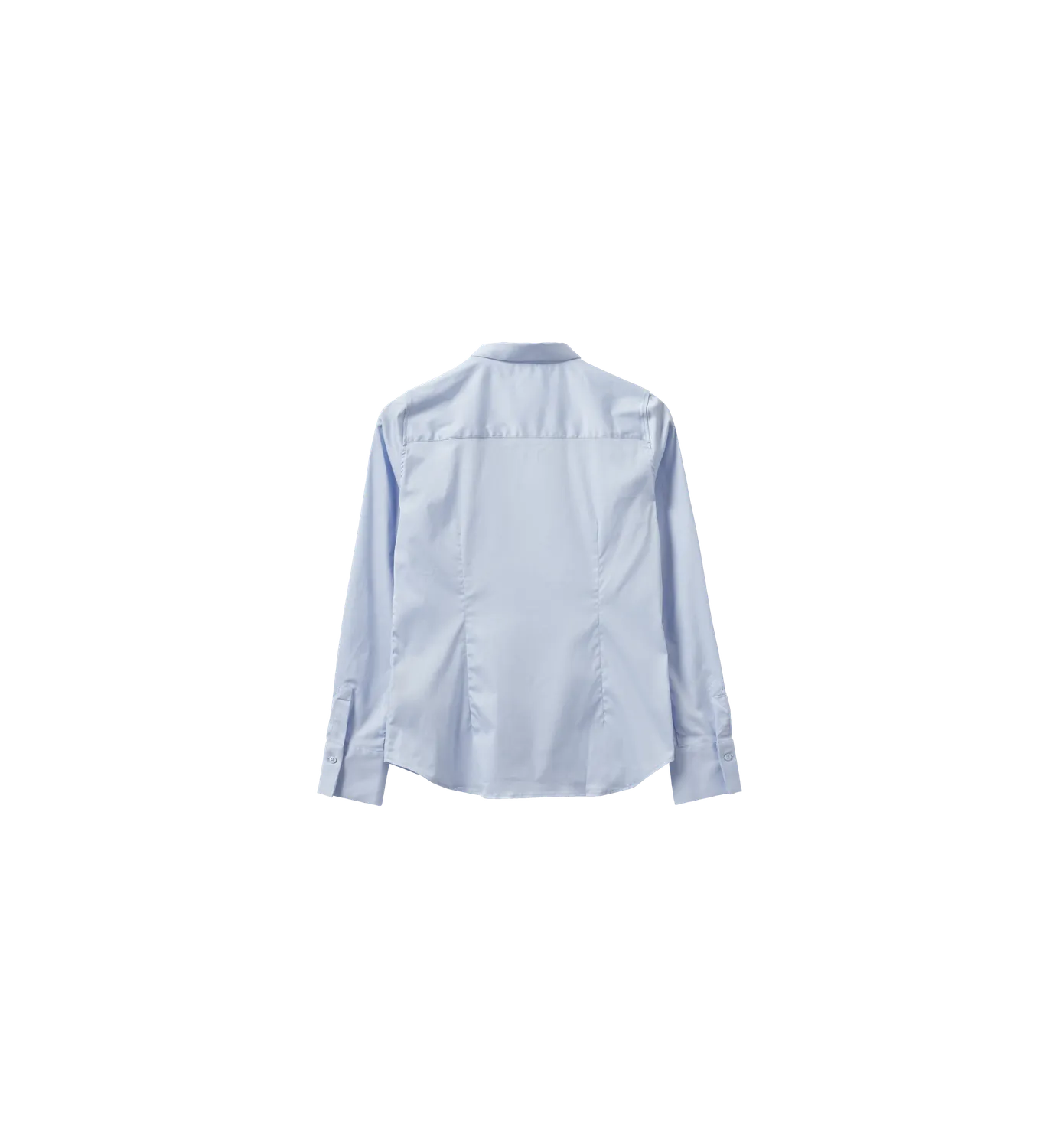 Mos Mosh MMTilda Shirt Bluse figurbetont Hellblau Stretch