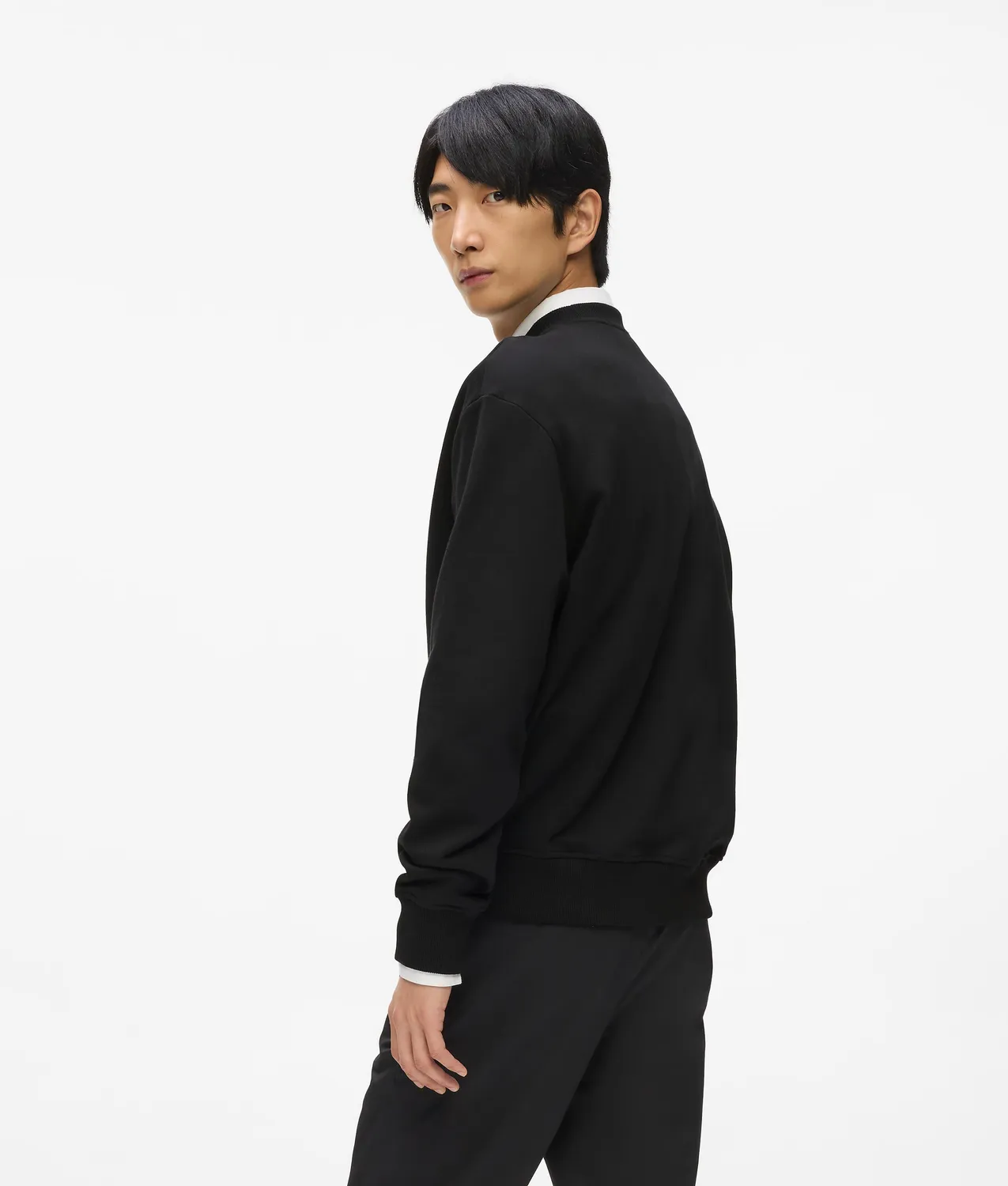 Karl Lagerfeld Karl Portrait Sweatshirt Bio-Baumwolle