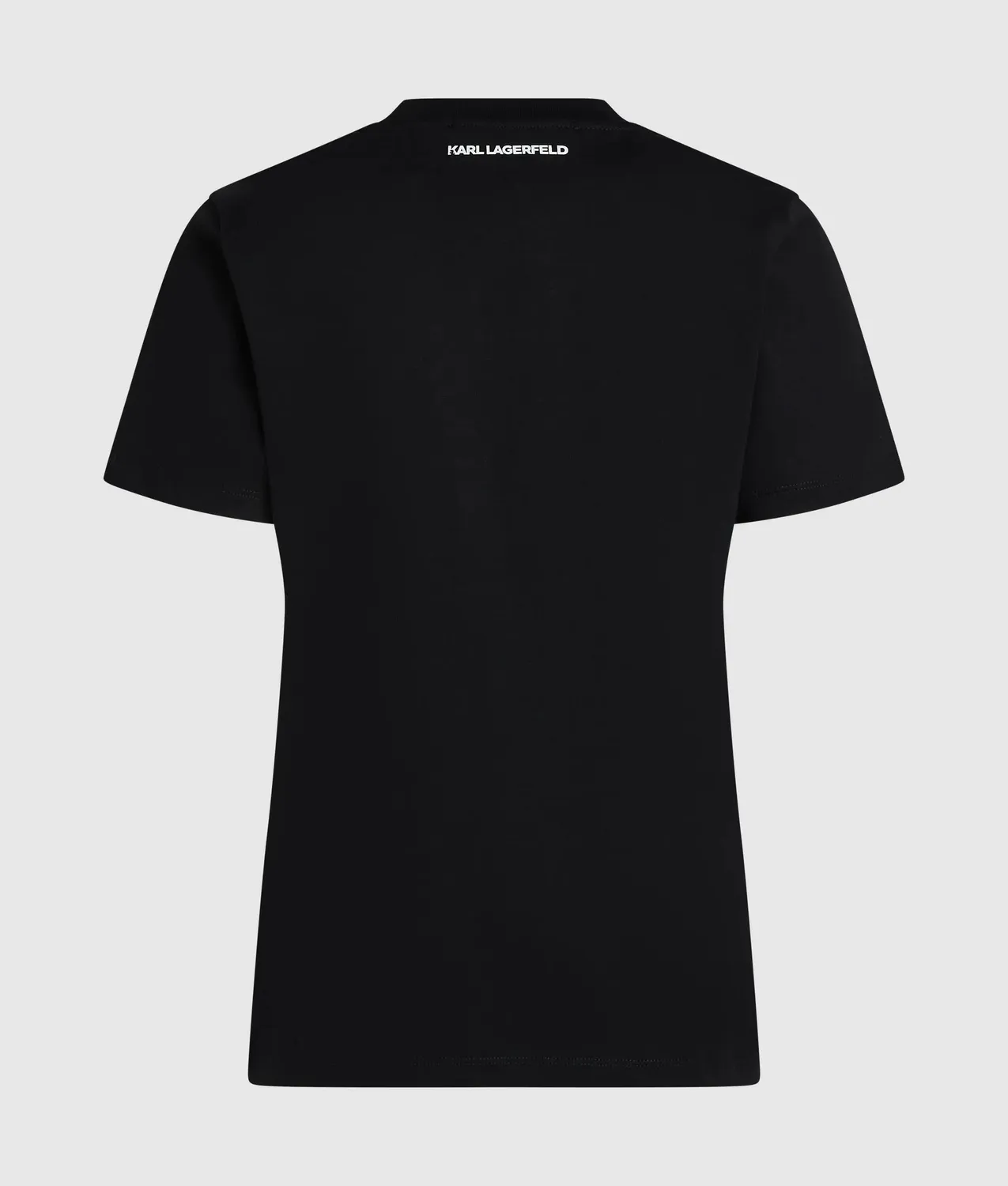 Karl Lagerfeld Illustrated Portrait T-Shirt Bio-Baumwolle