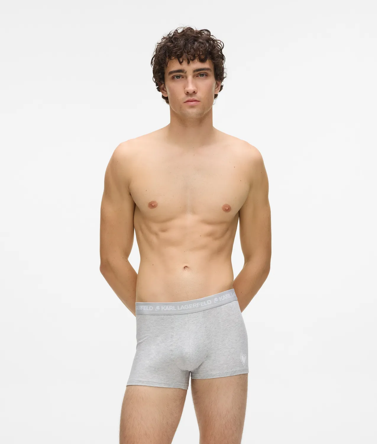 Karl Lagerfeld Hearts Trunks Boxershorts 3er-Pack Stretch
