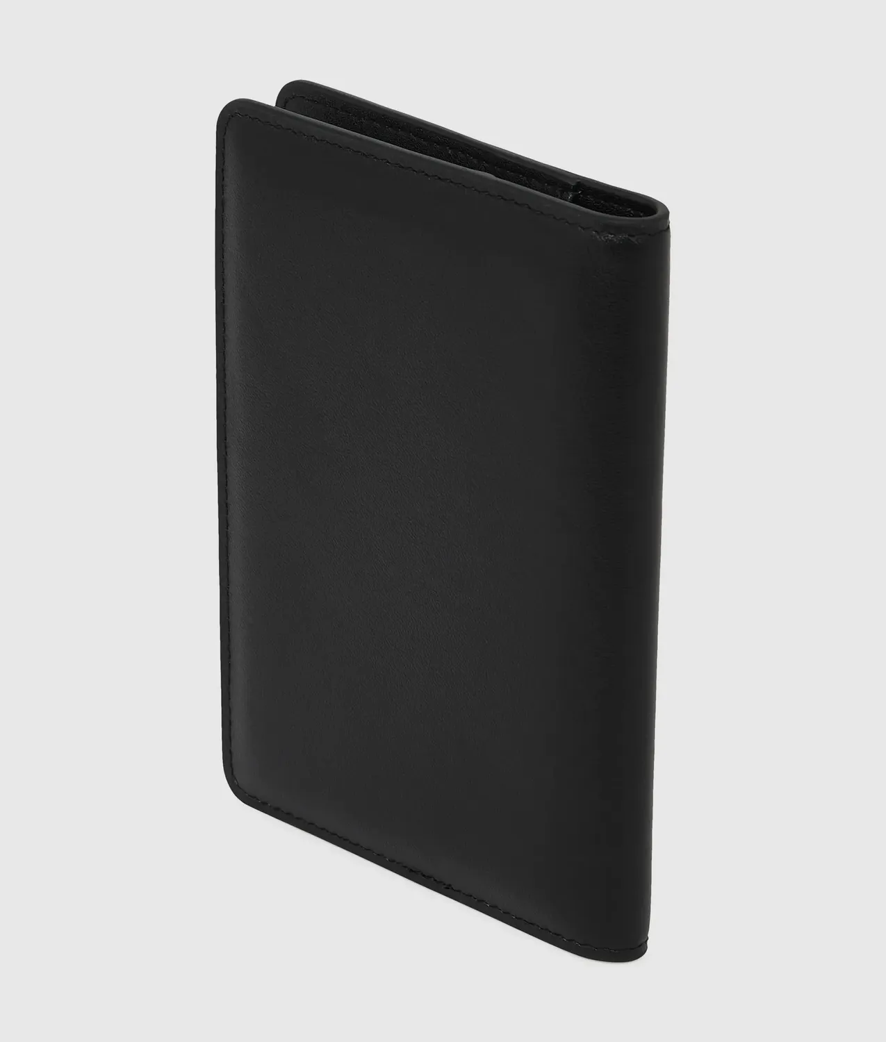 Karl Lagerfeld K/Signature Passport Case Leder schwarz