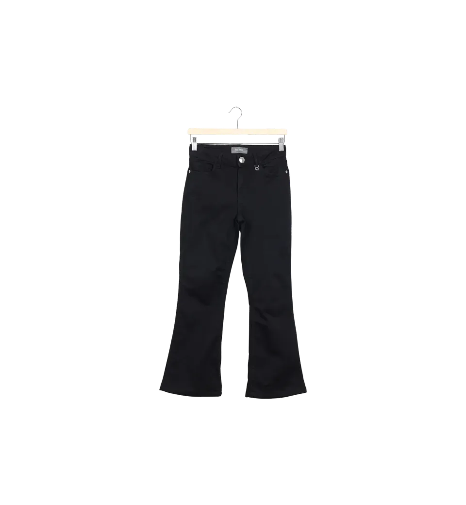 Mos Mosh MMAlli Hybrid Flare Jeans 26 Black Secondhand