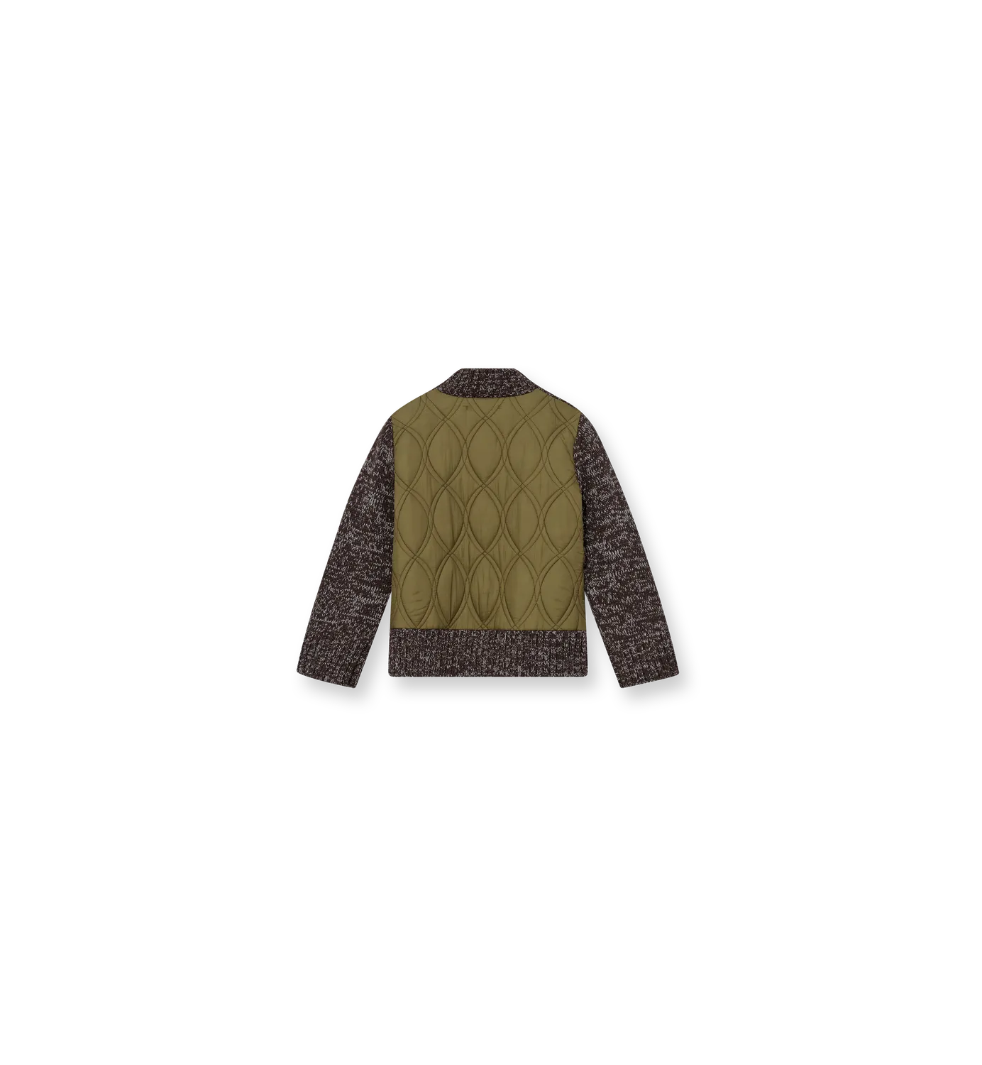 Mos Mosh MMHGrace Quilt Knit Pullover Demitasse Melange