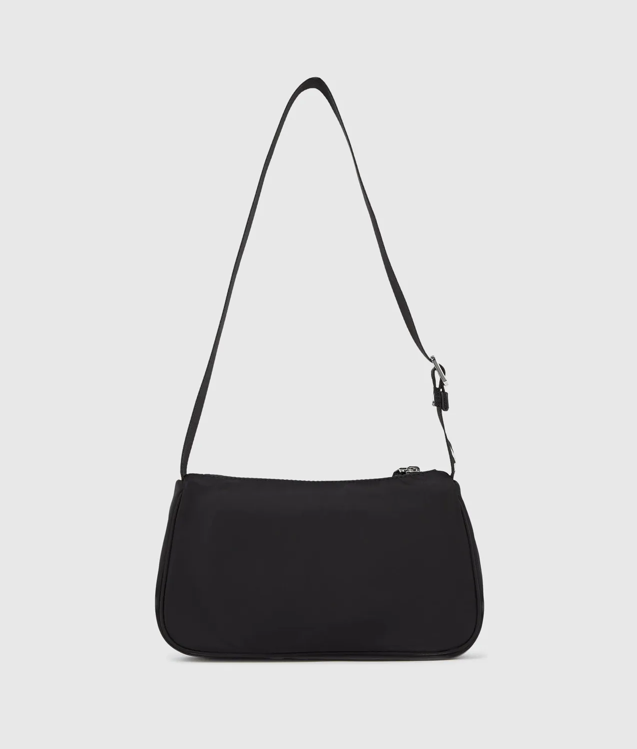 Karl Lagerfeld Logo Nylon Shoulder Bag Damen schwarz