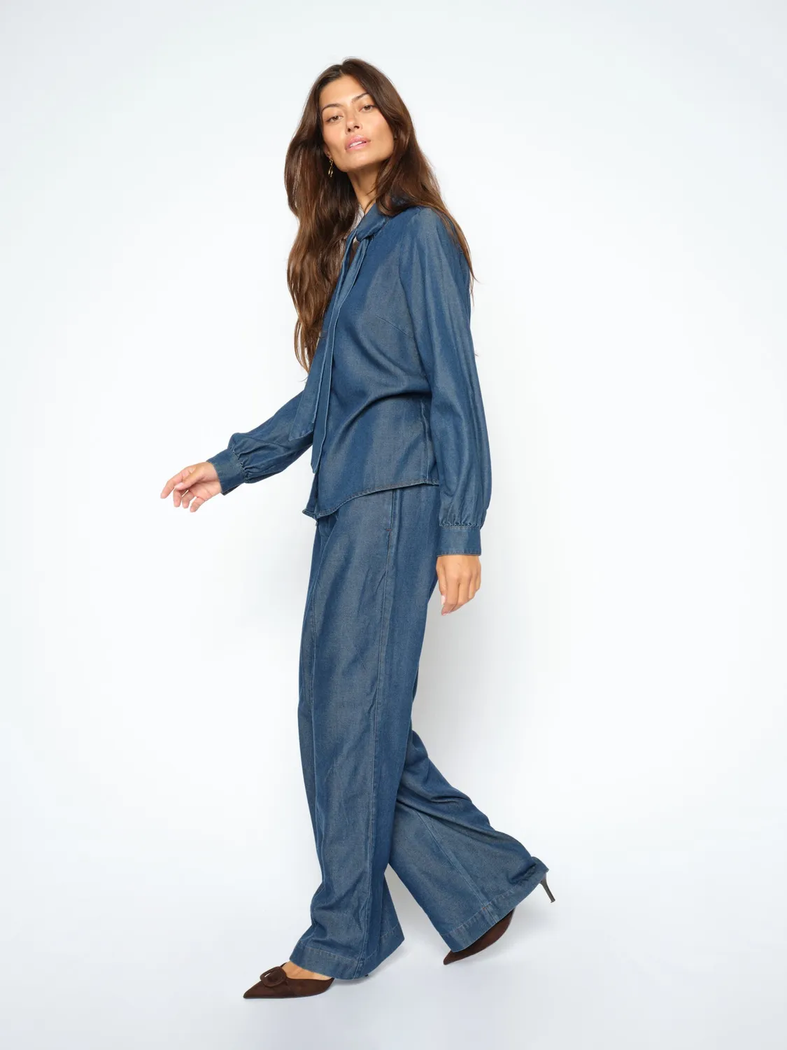 Mos Mosh MMPaloma Lio Bluse mit Schluppe Langarm