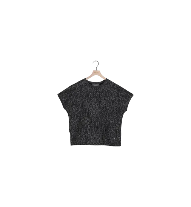 Mos Mosh MMLola Glam T-Shirt Silver M Glitzer Secondhand