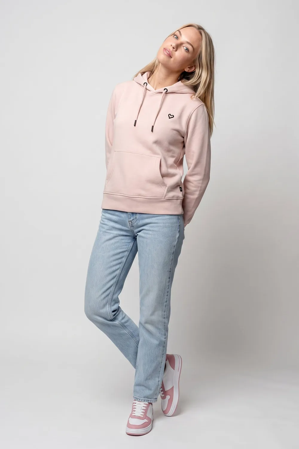 Alife & Kickin SorgaAK A Damen Hoodie Rosa