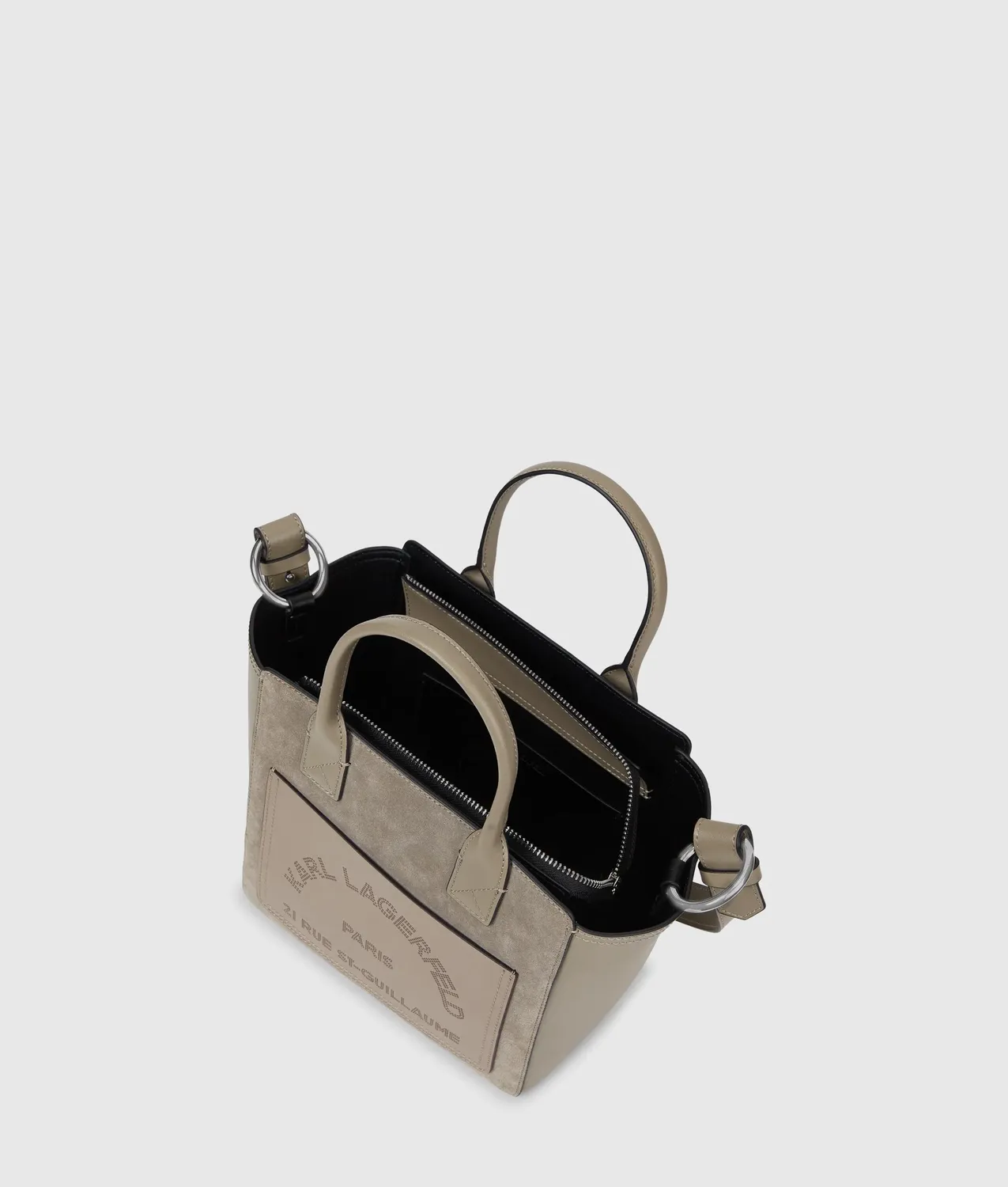 Karl Lagerfeld K/Daily Tote Wildleder klein