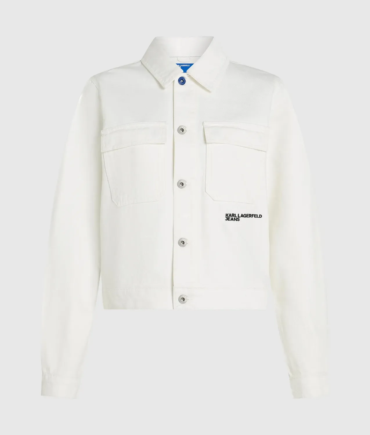 Karl Lagerfeld KL Jeans weiße Jeansjacke Regular