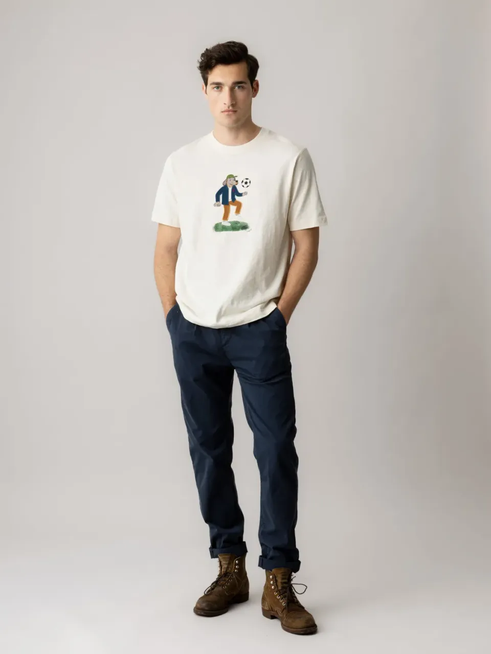 Mos Mosh MMGJones All-Day Hose Salute Navy Regular