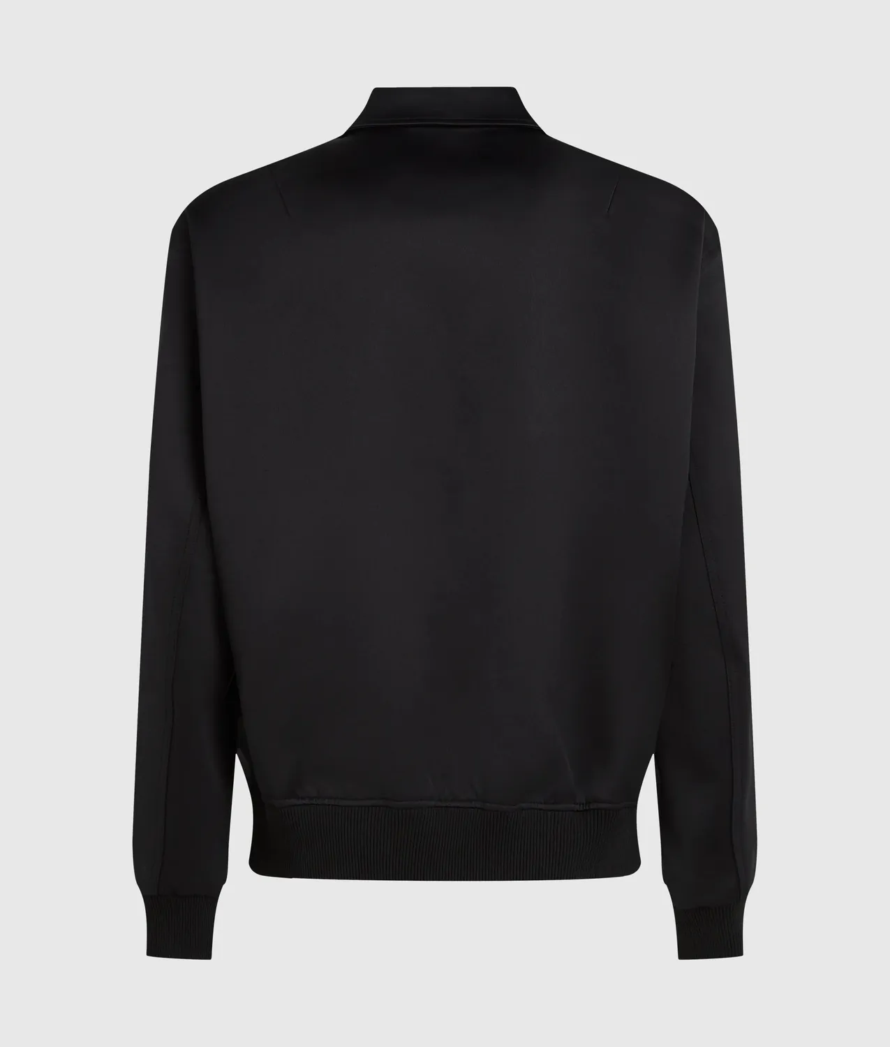 Karl Lagerfeld Monogram Satin Bomberjacke Strass