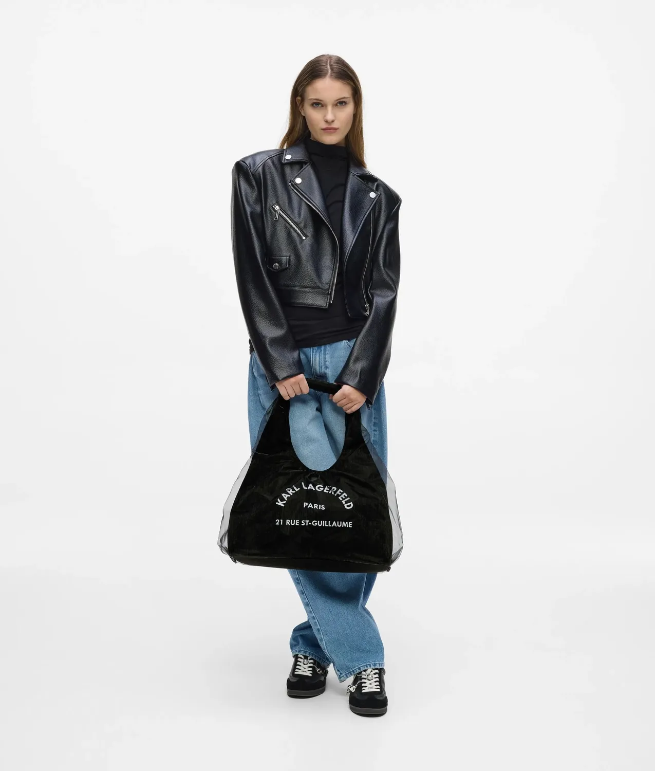 Karl Lagerfeld Rue St-Guillaume Hobo Bag Mesh Shopper