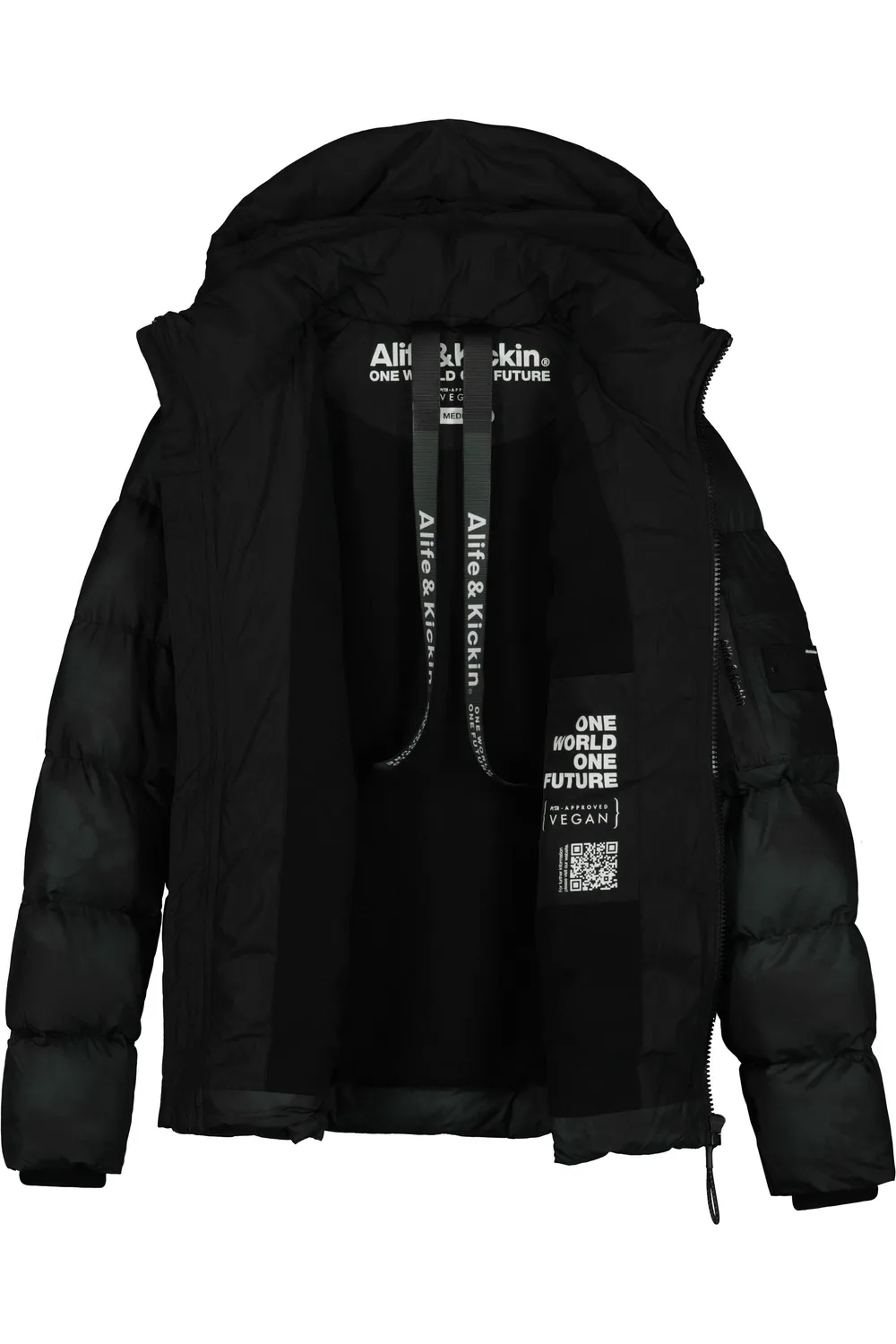 Alife & Kickin HenryAK B Puffer Jacket Schwarz Herren