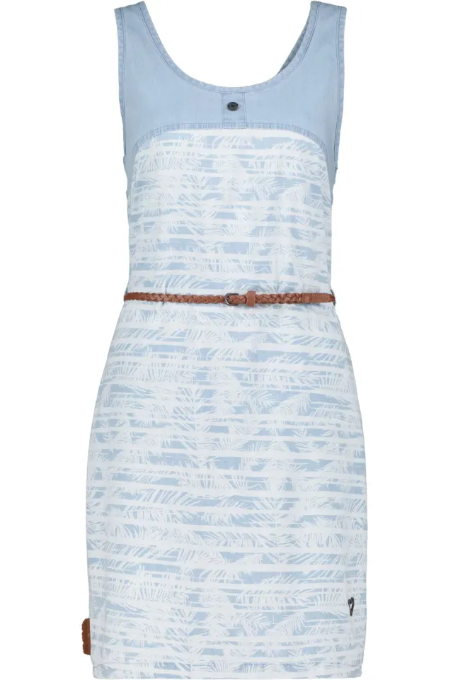 Alife & Kickin DoiaAK B Kleid Hellblau Denim ärmellos