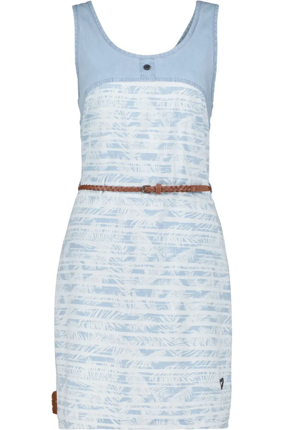 Alife & Kickin DoiaAK B Kleid Hellblau Denim ärmellos