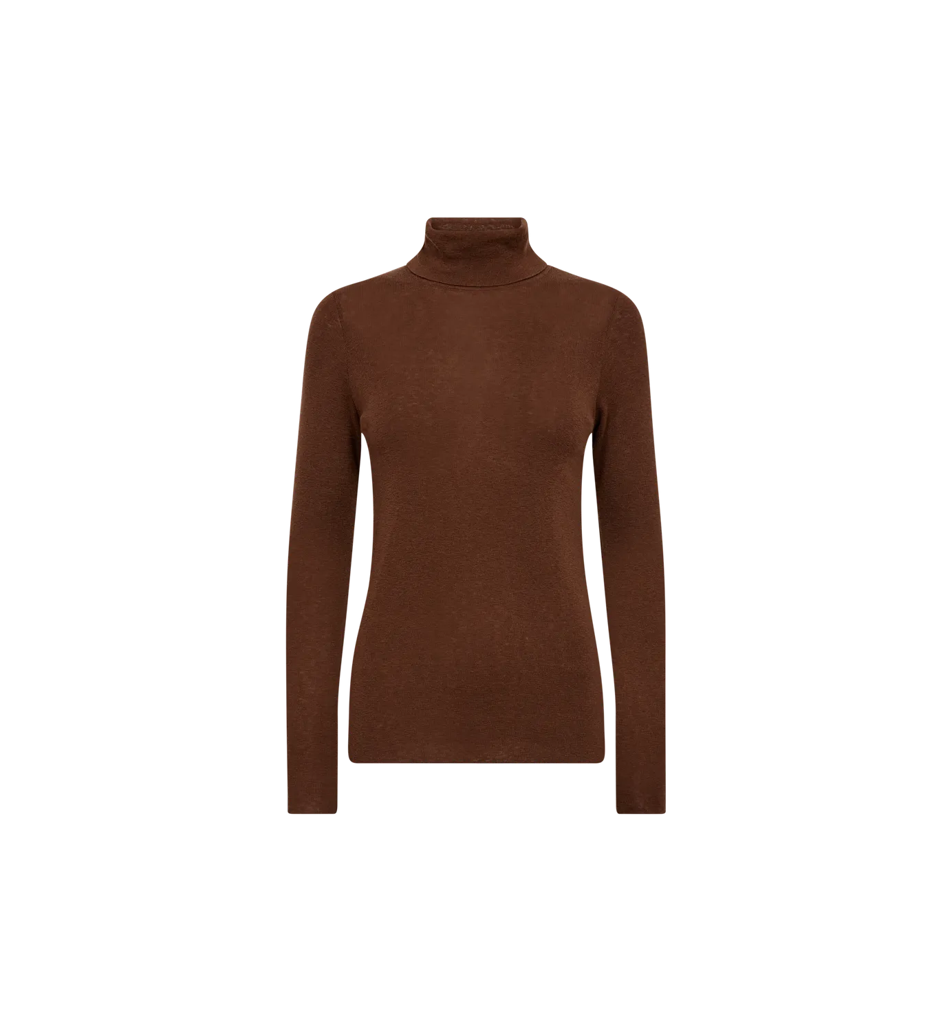 Mos Mosh MMBouch Rollneck Pullover Wolle Slim Braun