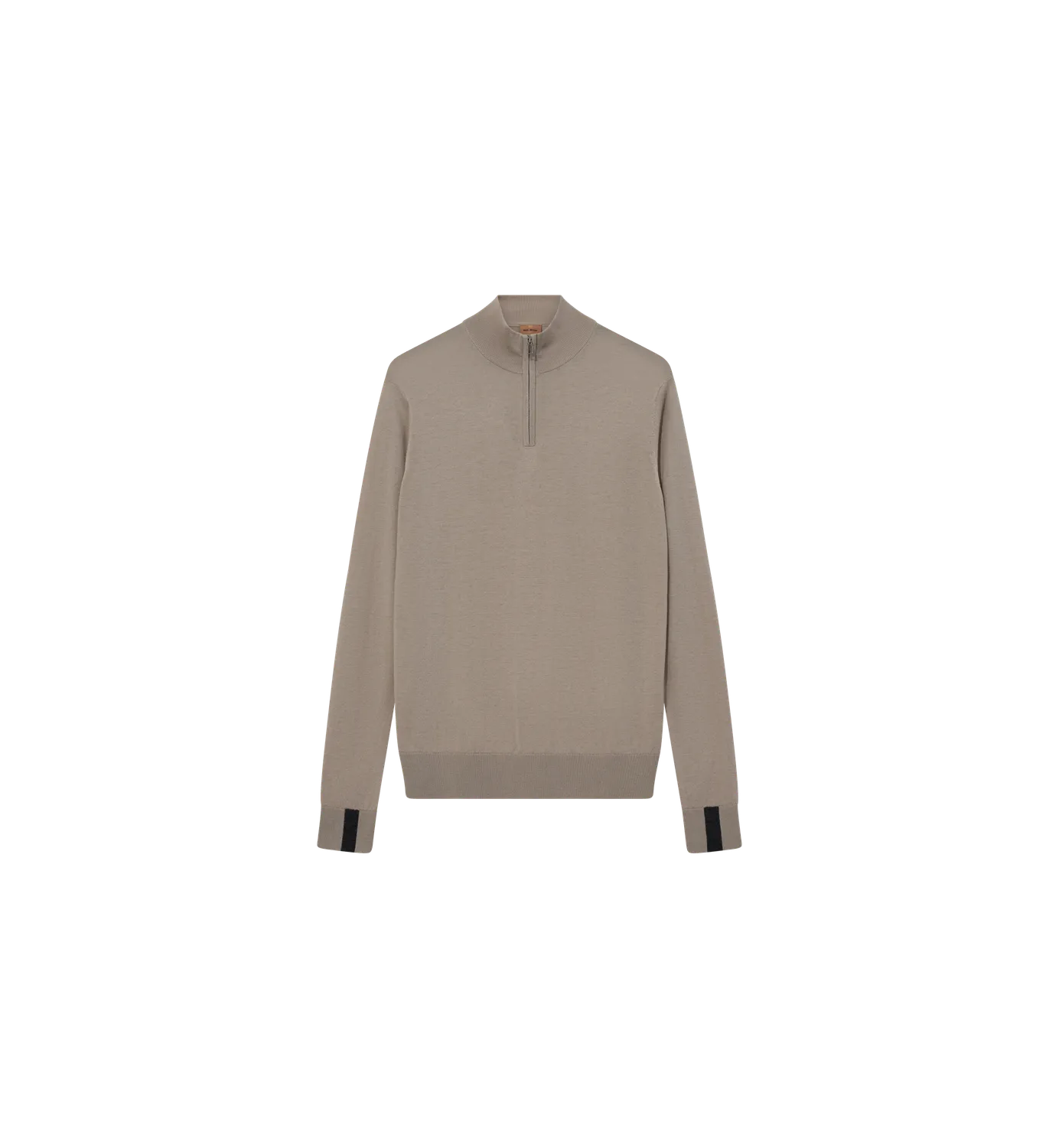Mos Mosh MMGAdam Soft Zip Troyer Strick Schwarz