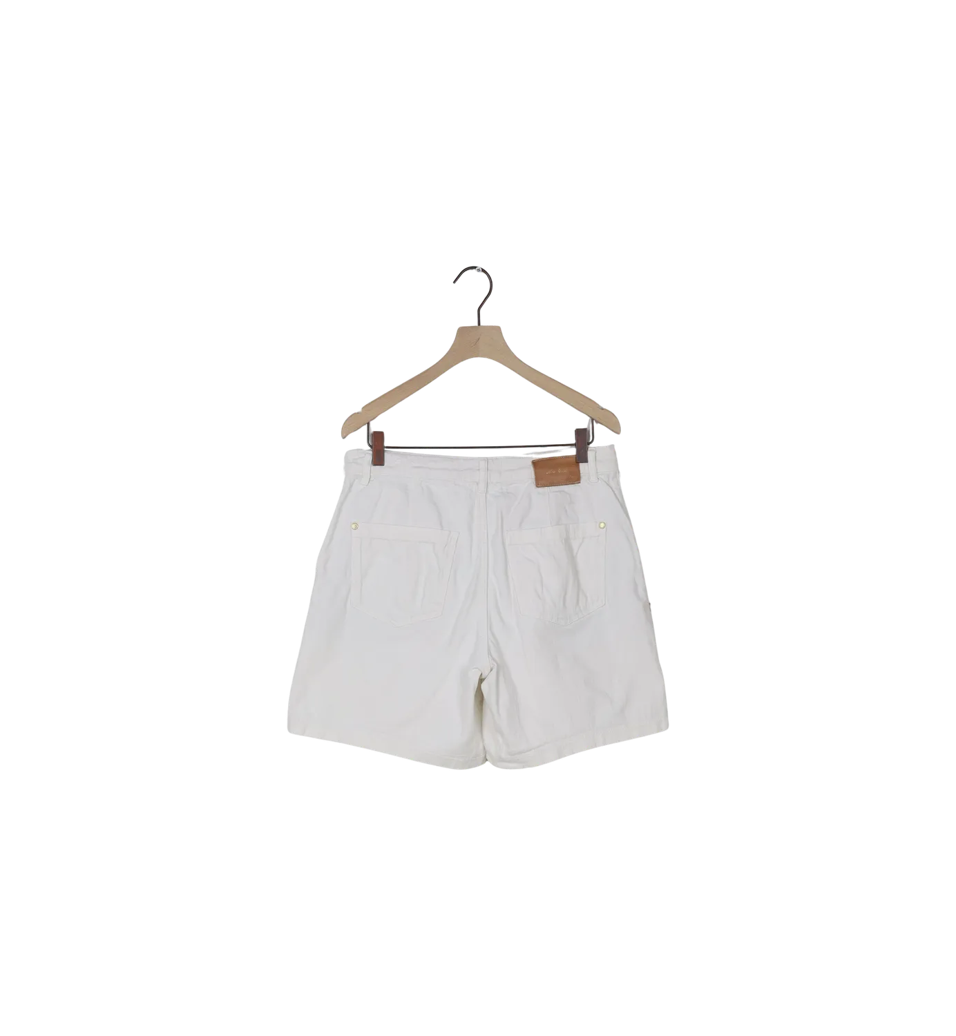 Mos Mosh MMKarefa Bianco Shorts Weiß 27 Relaxed Baumwolle