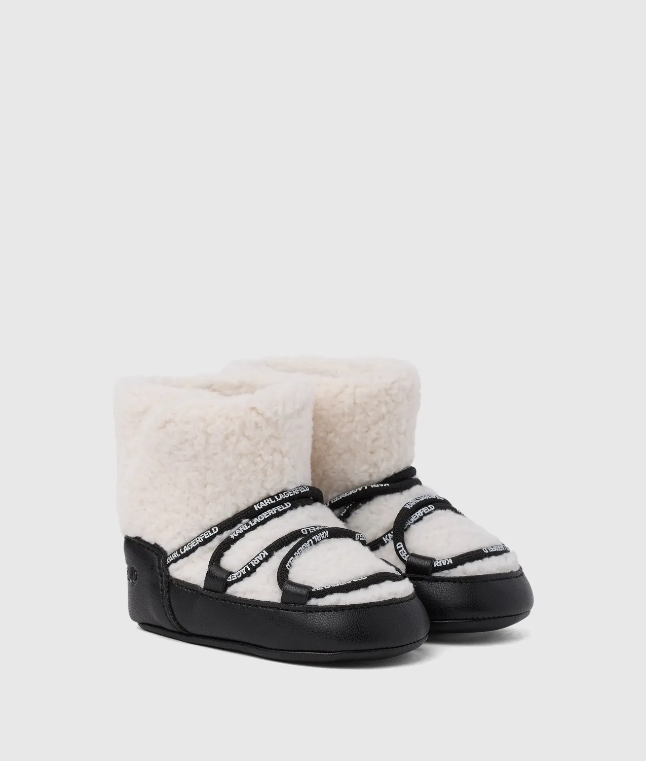 Karl Lagerfeld Baby Booties Fell Krabbelschuhe