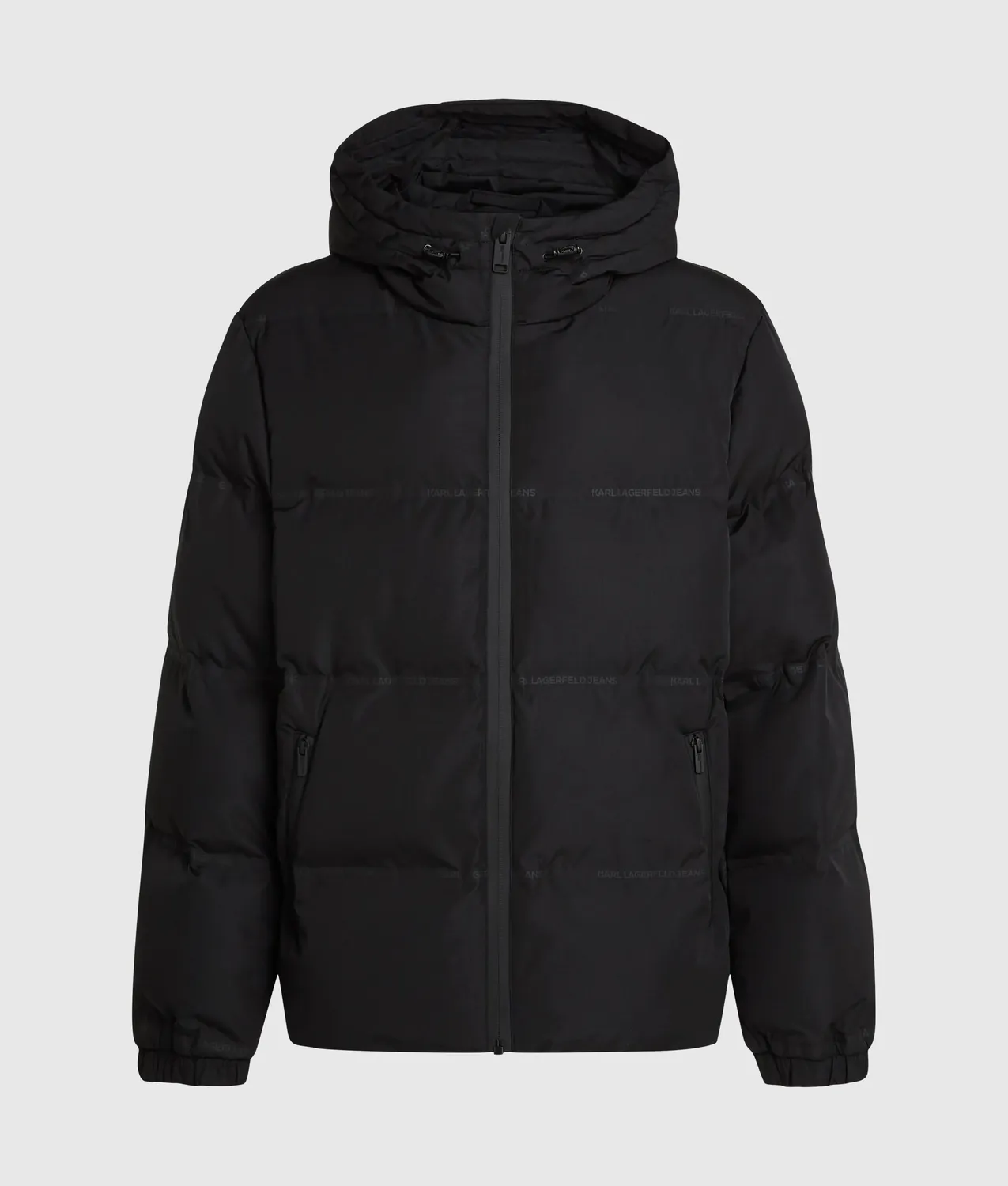 Karl Lagerfeld Logo Puffer Jacke gesteppt