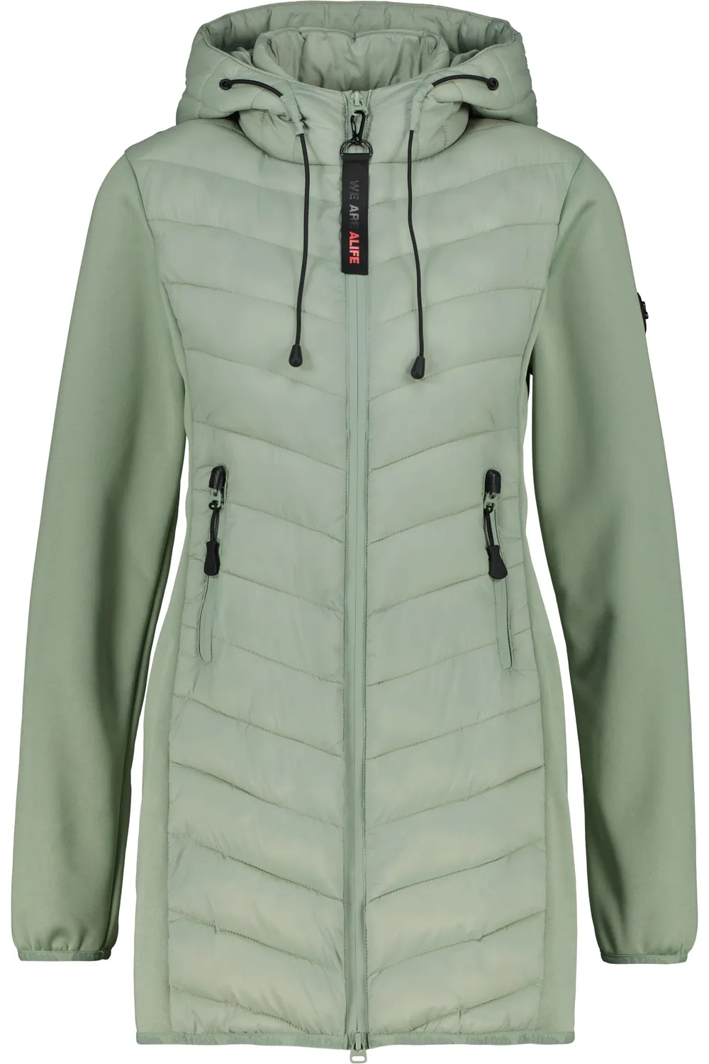Alife & Kickin YlvaAK A Hybridjacke Hellgrün