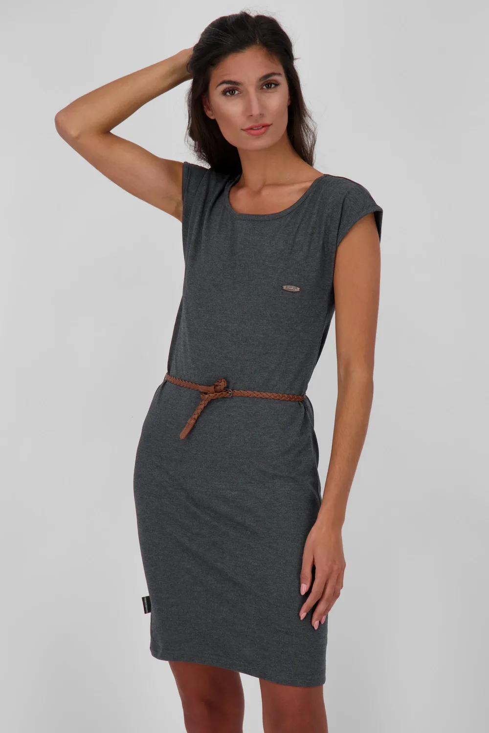 Alife & Kickin ElliAK Dress Kleid Schwarz mit Gürtel