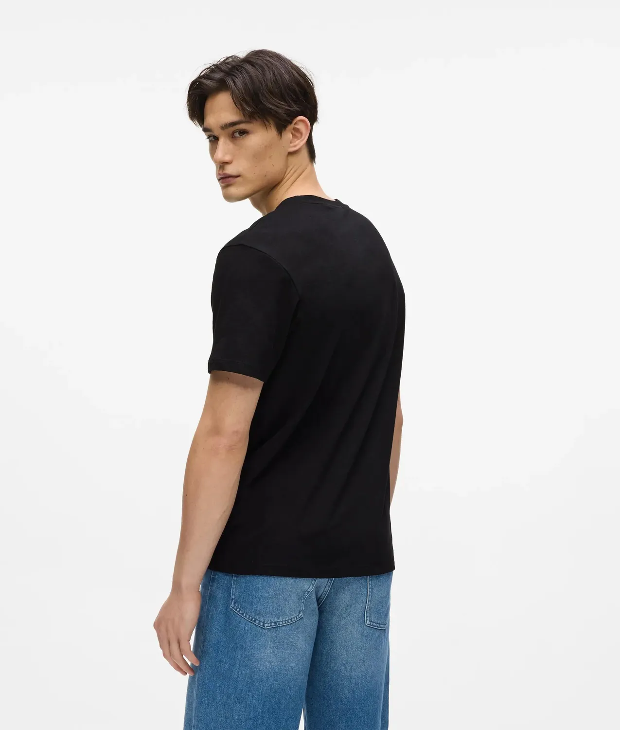 Karl Lagerfeld Monogram T-Shirt Leinenmix