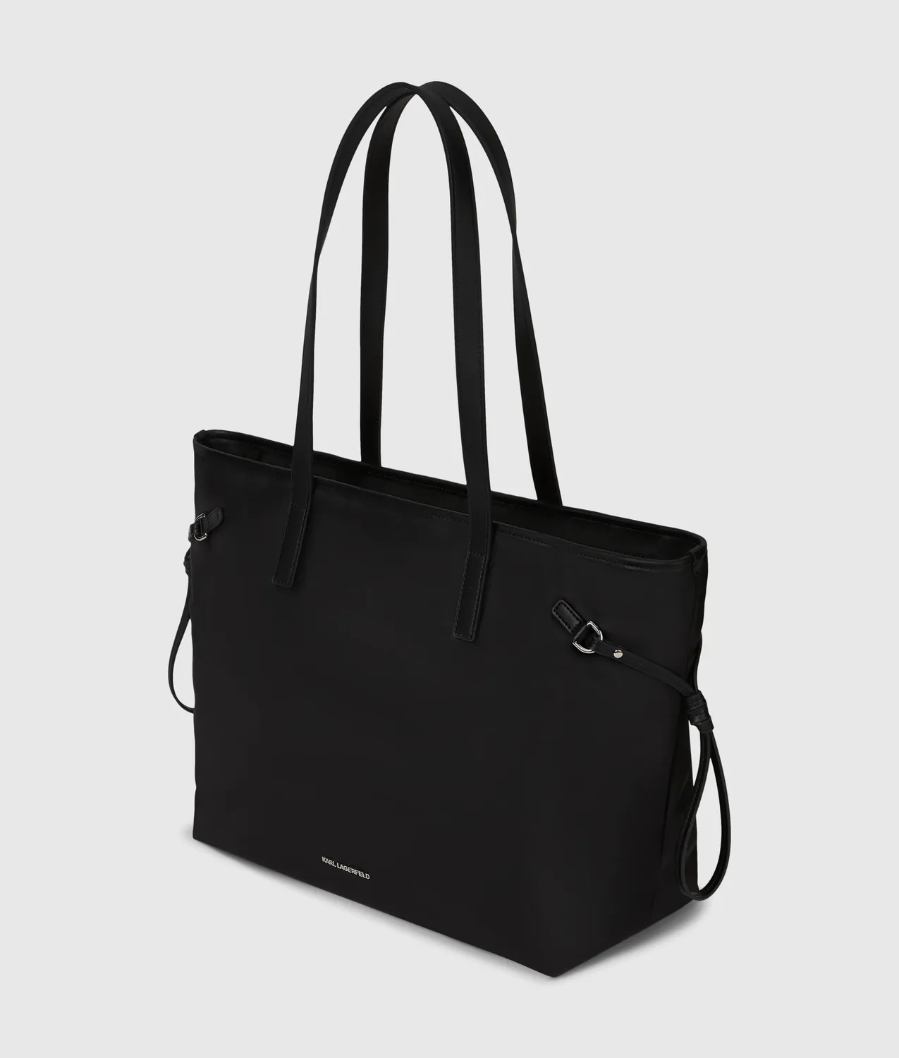 Karl Lagerfeld Ikon Choupette Tote Shopper Schwarz Nylon geräumig