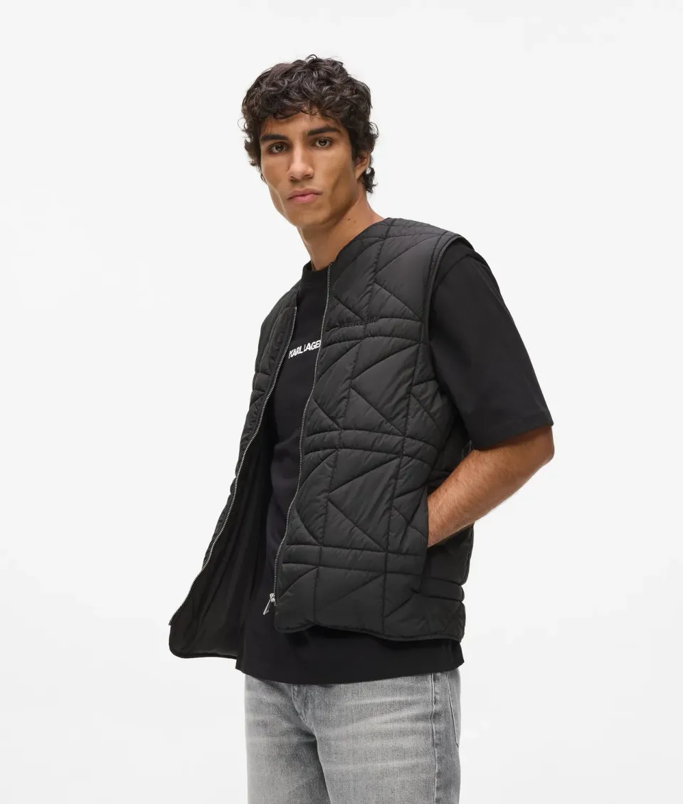 Karl Lagerfeld K-Quilt Gilet Weste packbar