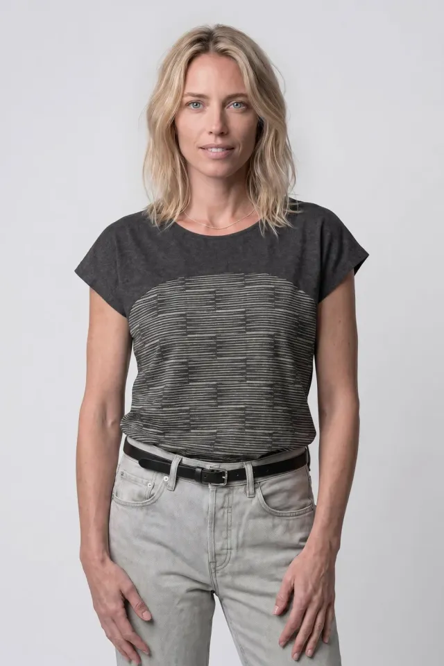Alife & Kickin FridaAK B T-Shirt Schwarz Baumwolle