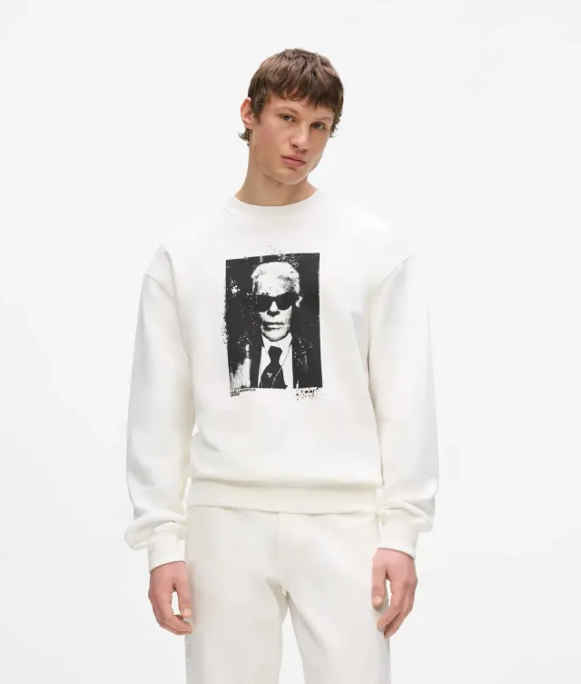 Karl Lagerfeld Jeans Relaxed Karl Print Sweatshirt