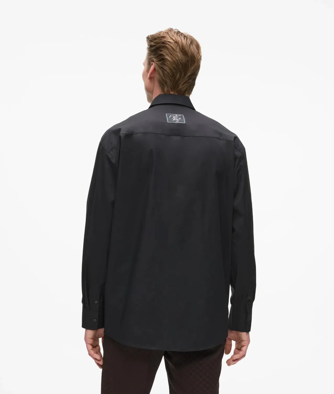 Karl Lagerfeld From Paris Love Patch Hemd Herren Stretch