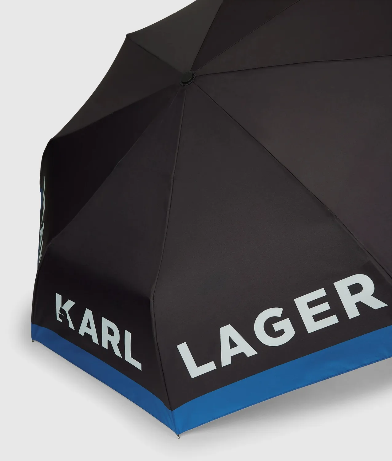 Karl Lagerfeld Jeans Logo Regenschirm kompakt